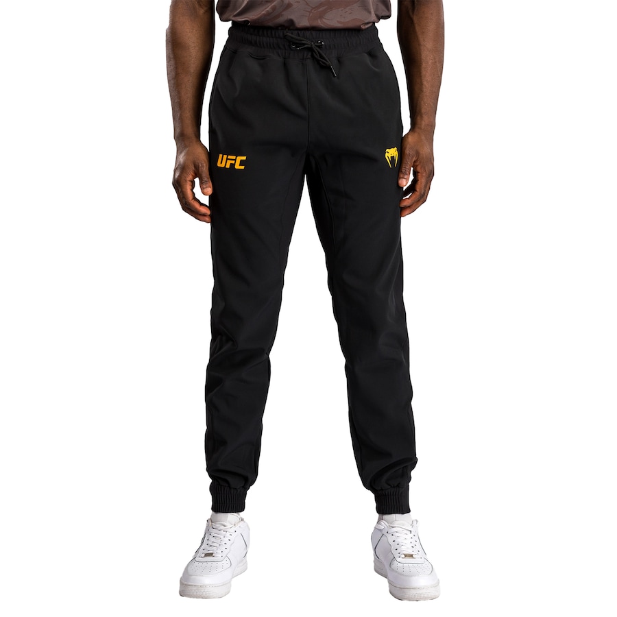 Black and Gold UFC Venum Fusion Jogger Pants