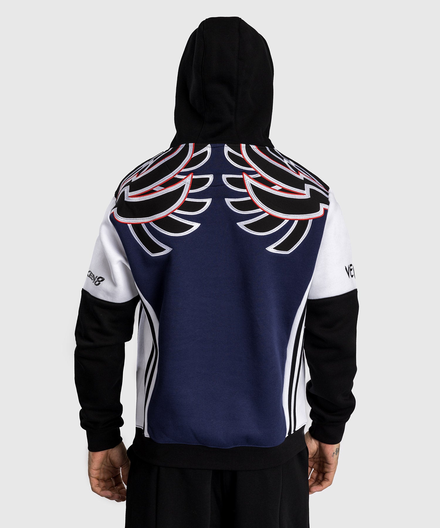 Venum x Tekken Jin Hoodie in Black and Blue